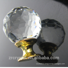 dresser, cabinet, drawer and wardrobe glass crystal ball handle pull push knobs wholesale